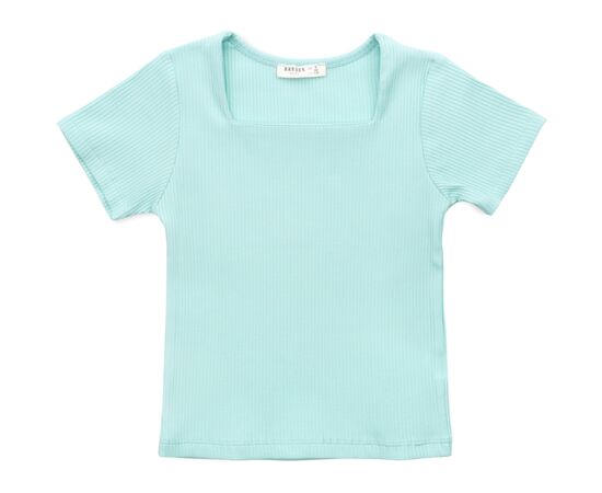 Футболка детская Breeze в рубчик (18706-164G-mint)
