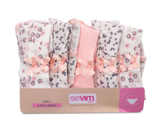 Трусы Sevim набор в цветочек (7015-140G-pink)
