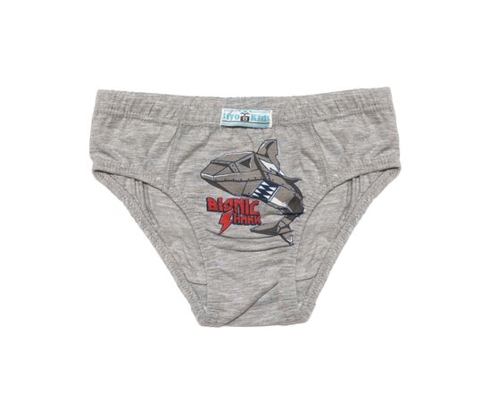 Трусы BiyoKids с акулой (2527-140B-gray)