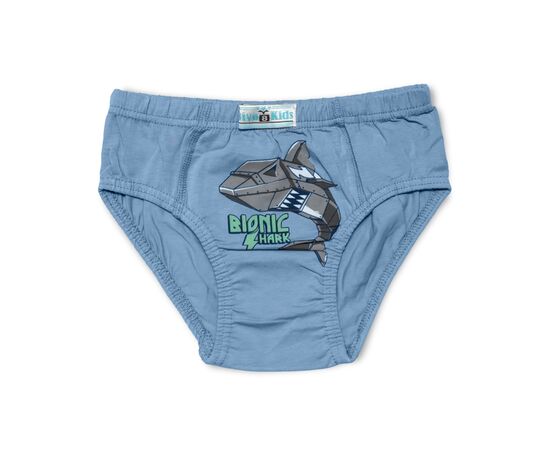 Трусы BiyoKids с акулой (2527-140B-darkblue)
