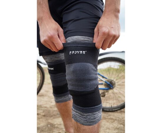 Фіксатор коліна Power System Knee Support PS-6002 Black/Grey M (PS-6002_M_Black), зображення 3