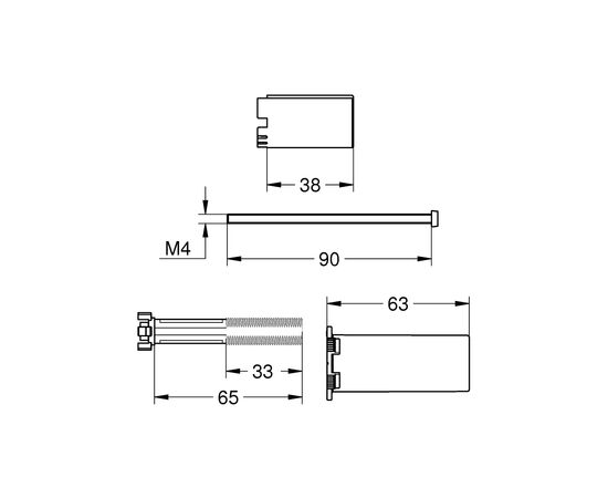 Смеситель Grohe 14048000 (CV030550), изображение 2 Смеситель Grohe 14048000 (CV030550), изображение 2