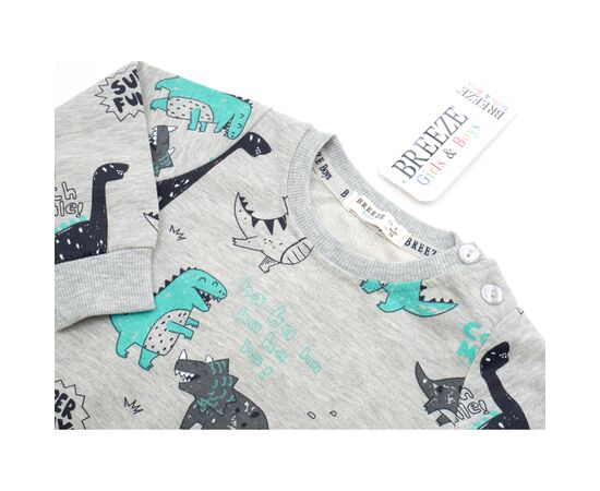 Спортивный костюм Breeze с динозаврами (18889-92B-green), изображение 7 Спортивный костюм Breeze с динозаврами (18889-92B-green), изображение 7