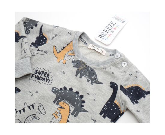 Спортивный костюм Breeze с динозаврами (18889-86B-yellow), изображение 7 Спортивный костюм Breeze с динозаврами (18889-86B-yellow), изображение 7