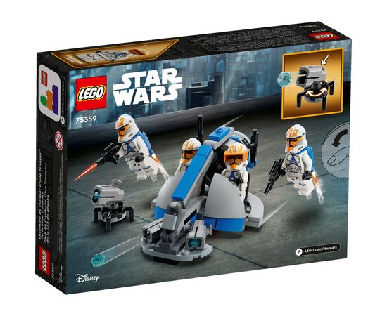 Конструктор LEGO Star Wars Клоны-пехотинцы Асоки 332-го батальона. Боевой набор 108 деталей (75359), изображение 6 Конструктор LEGO Star Wars Клоны-пехотинцы Асоки 332-го батальона. Боевой набор 108 деталей (75359), изображение 6