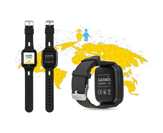 Смарт-часы GARMIX PointPRO-100 WIFI BLACK (GMXPP100-B), изображение 2 Смарт-часы GARMIX PointPRO-100 WIFI BLACK (GMXPP100-B), изображение 2