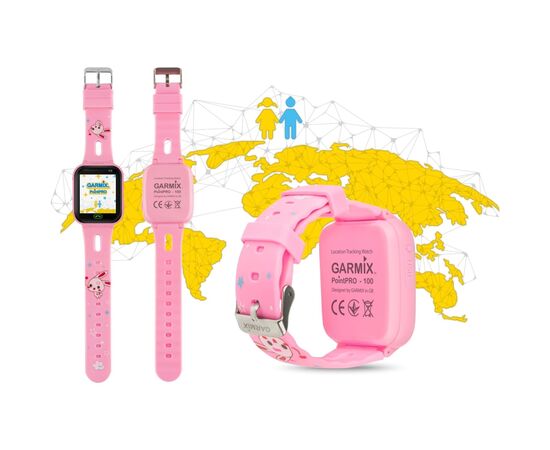 Смарт-часы GARMIX PointPRO-100 WIFI PINK (GMXPP100-P), изображение 2 Смарт-часы GARMIX PointPRO-100 WIFI PINK (GMXPP100-P), изображение 2