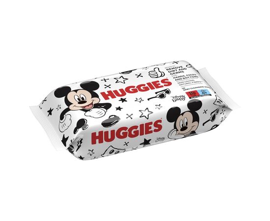 Дитячі вологі серветки Huggies Mickey Mous 56 шт (5029053580371)