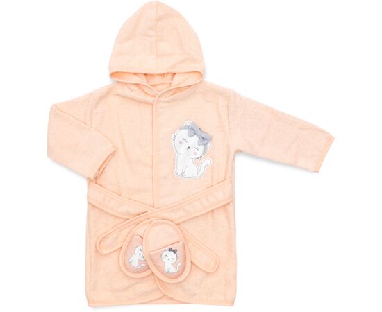 Дитячий халат Bibaby махровий (66311-86G-peach)