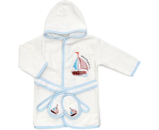 Детский халат Bibaby махровый (66312-86-cream)