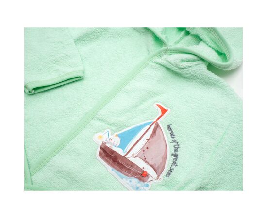 Дитячий халат Bibaby махровий (66312-86-green), зображення 3 Дитячий халат Bibaby махровий (66312-86-green), зображення 3