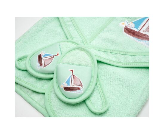 Дитячий халат Bibaby махровий (66312-86-green), зображення 4 Дитячий халат Bibaby махровий (66312-86-green), зображення 4