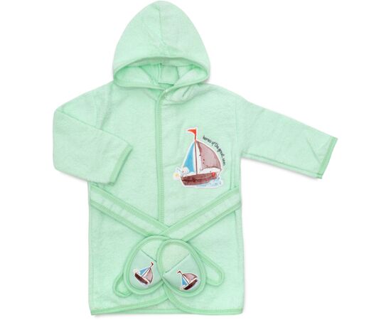 Детский халат Bibaby махровый (66312-86-green)