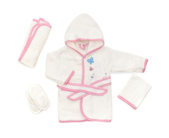 Дитячий халат Bibaby махровий (66188-86-cream), зображення 2 Дитячий халат Bibaby махровий (66188-86-cream), зображення 2