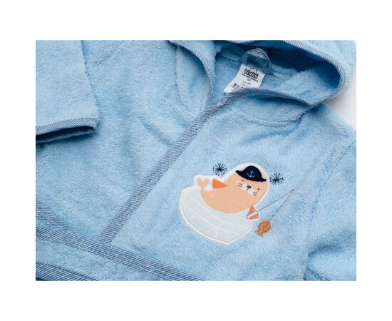 Детский халат Bibaby махровый (66189-86B-blue), изображение 4 Детский халат Bibaby махровый (66189-86B-blue), изображение 4
