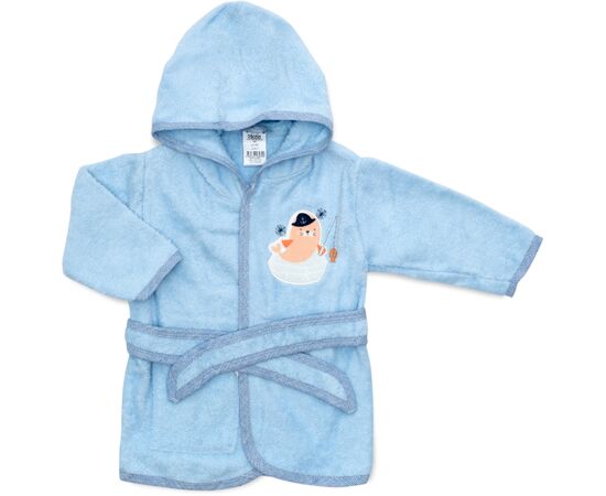 Детский халат Bibaby махровый (66189-86B-blue)