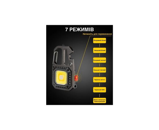 Фонарь Optima Mini Cob 700 (OP-Mini COB700), изображение 7 Фонарь Optima Mini Cob 700 (OP-Mini COB700), изображение 7