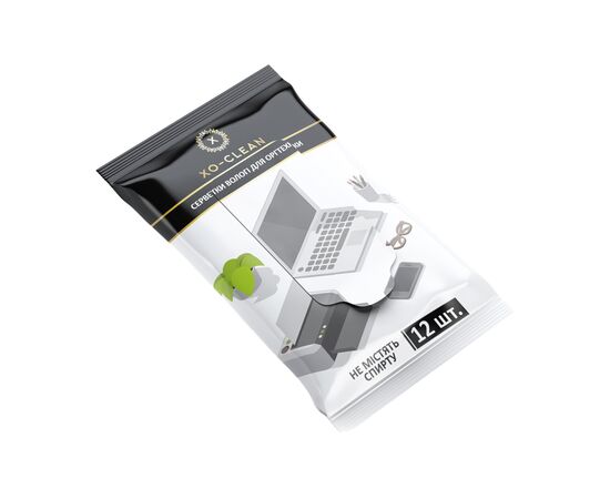 Салфетки XoKo for technique 12 шт (XO-Clean-12), изображение 2 Салфетки XoKo for technique 12 шт (XO-Clean-12), изображение 2