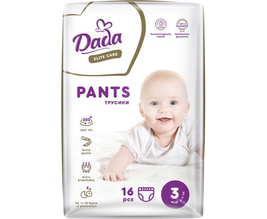 Подгузники Dada Elite Care 3 Midi (6 11 кг) 16 шт (4820174980702)