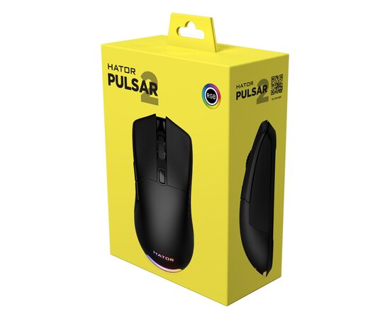 Мышка Hator Pulsar 2 USB Black (HTM-510), изображение 6 Мышка Hator Pulsar 2 USB Black (HTM-510), изображение 6
