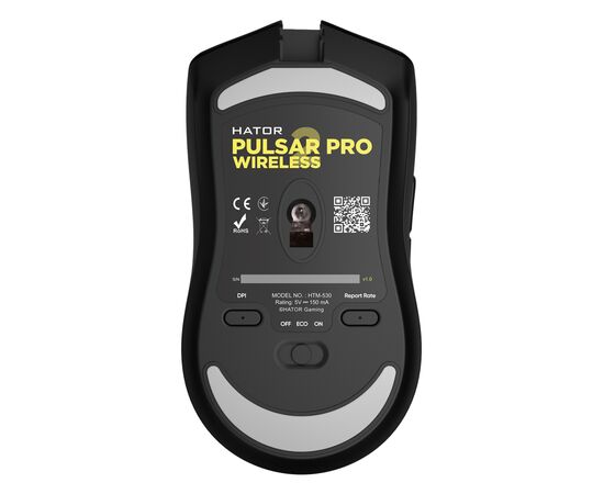 Мышка Hator Pulsar 2 PRO Wireless Black (HTM-530), изображение 5 Мышка Hator Pulsar 2 PRO Wireless Black (HTM-530), изображение 5