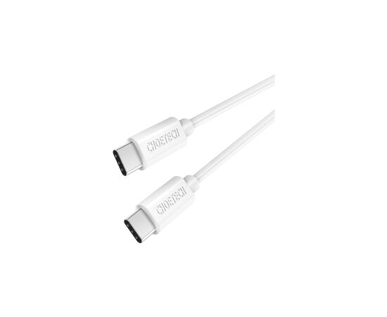 Дата кабель USB 2.0 Type-C to Type-C 1.0m Choetech (CC0002-WH)