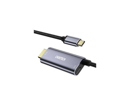 Дата кабель USB-C to HDMI 1.8m 4K60Hz Choetech (XCH-M180GY)