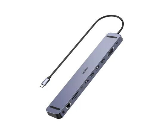 Концентратор Choetech USB-C 11-in-1 (HUB-M20-GY), зображення 2 Концентратор Choetech USB-C 11-in-1 (HUB-M20-GY), зображення 2