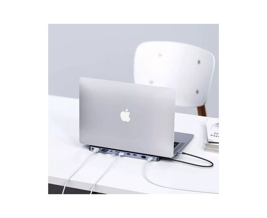 Концентратор Choetech USB-C 11-in-1 (HUB-M20-GY), зображення 3 Концентратор Choetech USB-C 11-in-1 (HUB-M20-GY), зображення 3