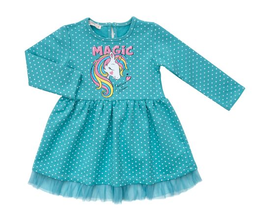 Платье POP FASHION с единорогом (6774-98G-mint)