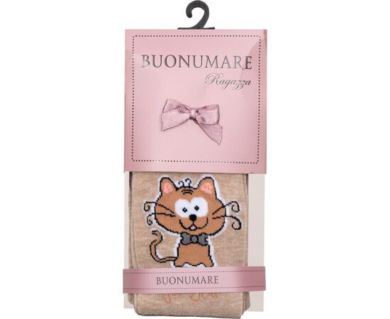 Колготки BNM с котиком (M0C0301-1491-134G-beige), изображение 2 Колготки BNM с котиком (M0C0301-1491-134G-beige), изображение 2