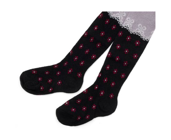 Колготки UCS Socks с цветочками (M0C0301-2289-86G-black), изображение 2 Колготки UCS Socks с цветочками (M0C0301-2289-86G-black), изображение 2