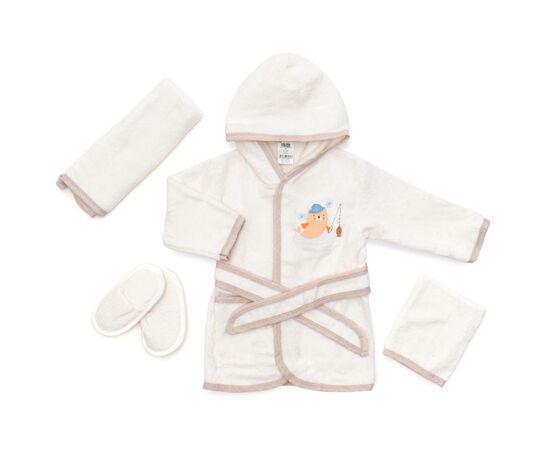 Дитячий халат Bibaby махровий (66189-86-cream), зображення 2