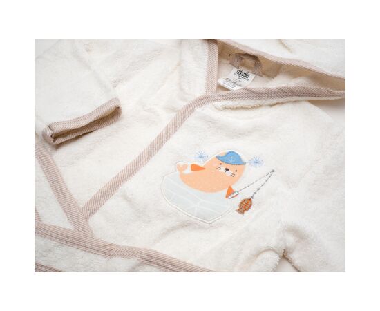 Дитячий халат Bibaby махровий (66189-86-cream), зображення 4