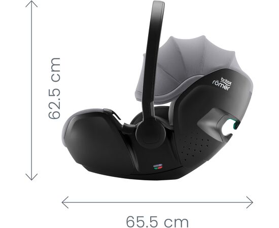 Автокрісло Britax-Romer Baby-Safe 5Z2 (Frost Grey) (2000039472), зображення 8 Автокрісло Britax-Romer Baby-Safe 5Z2 (Frost Grey) (2000039472), зображення 8