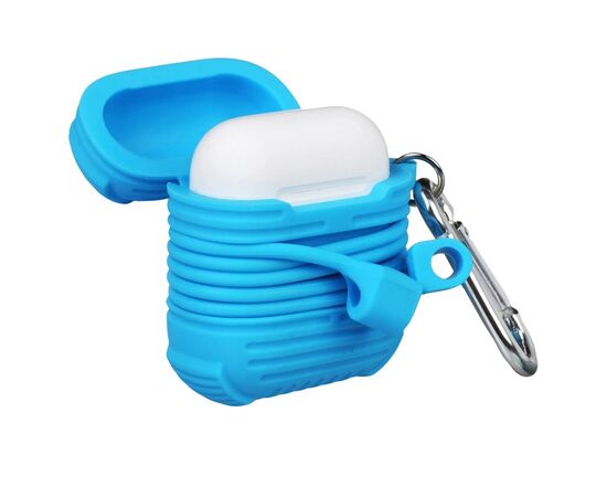 Чехол для наушников Armour i-Smile для Apple AirPods IPH1437 Blue (702331), изображение 2 Чехол для наушников Armour i-Smile для Apple AirPods IPH1437 Blue (702331), изображение 2