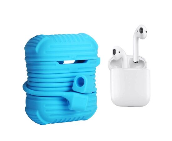 Чехол для наушников Armour i-Smile для Apple AirPods IPH1437 Blue (702331)