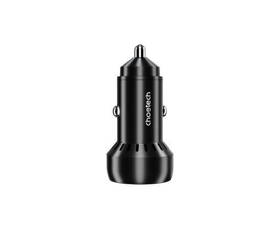 Зарядное устройство Choetech USB-C+USB-A 60W QC3.0/PD/PPS black (TC0014-BK), изображение 2 Зарядное устройство Choetech USB-C+USB-A 60W QC3.0/PD/PPS black (TC0014-BK), изображение 2