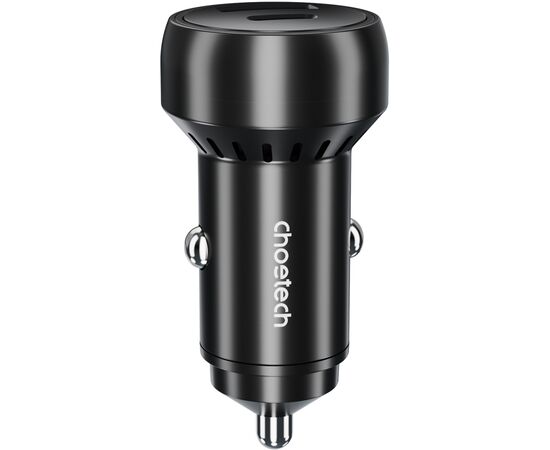Зарядний пристрій Choetech USB-C+USB-A 60W QC3.0/PD/PPS black (TC0014-BK)