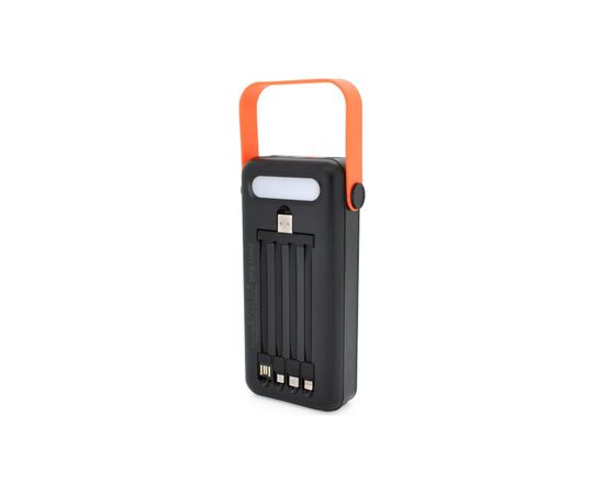 Батарея универсальная Voltronic 30000mAh Solar, Flashlight, inp:Type-C/MicroUSB/Lightning, out:USB*4, with 4 owner cable (YM-635CX / 28189), изображение 2 Батарея универсальная Voltronic 30000mAh Solar, Flashlight, inp:Type-C/MicroUSB/Lightning, out:USB*4, with 4 owner cable (YM-635CX / 28189), изображение 2
