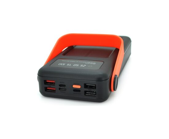 Батарея универсальная Voltronic 30000mAh Solar, Flashlight, inp:Type-C/MicroUSB/Lightning, out:USB*4, with 4 owner cable (YM-635CX / 28189), изображение 3 Батарея универсальная Voltronic 30000mAh Solar, Flashlight, inp:Type-C/MicroUSB/Lightning, out:USB*4, with 4 owner cable (YM-635CX / 28189), изображение 3
