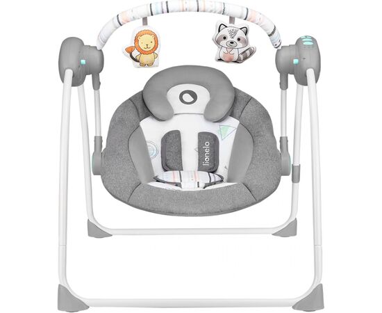 Кресло-качалка Lionelo Ruben Grey Turquoise (LO-RUBEN STONE GREY TURQUOISE), изображение 2