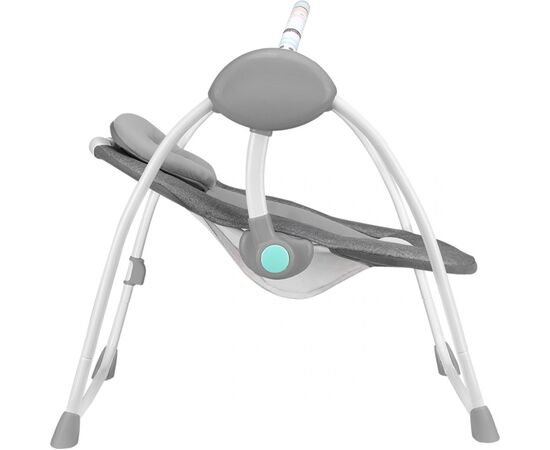 Кресло-качалка Lionelo Ruben Grey Turquoise (LO-RUBEN STONE GREY TURQUOISE), изображение 4