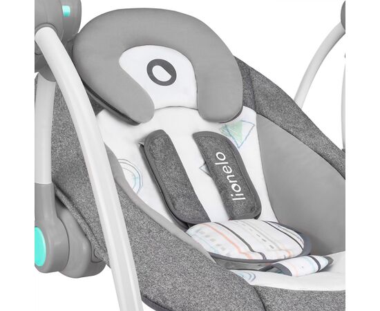 Кресло-качалка Lionelo Ruben Grey Turquoise (LO-RUBEN STONE GREY TURQUOISE), изображение 9