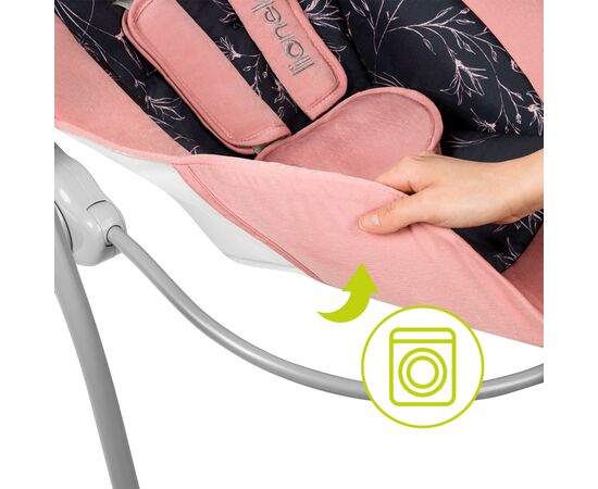 Кресло-качалка Lionelo Ruben Pink baby (LO-RUBEN RUBEN PINK BABY), изображение 7 Кресло-качалка Lionelo Ruben Pink baby (LO-RUBEN RUBEN PINK BABY), изображение 7