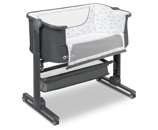 Кроватка Lionelo приставная Timon Grey (LO-TIMON), изображение 2 Кроватка Lionelo приставная Timon Grey (LO-TIMON), изображение 2
