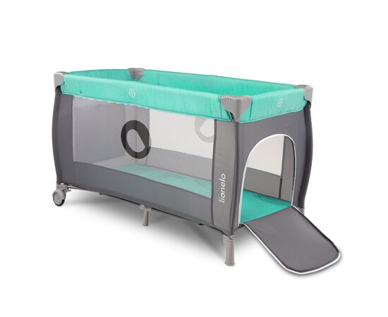 Детский манеж Lionelo Sven Plus Turquoise-grey (LO-SVEN PLUS TURQUOISE GREY), изображение 3 Детский манеж Lionelo Sven Plus Turquoise-grey (LO-SVEN PLUS TURQUOISE GREY), изображение 3