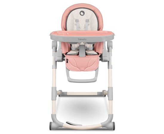 Стульчик для кормления Lionelo Cora Bubblegum (LO-CORA BUBBLEGUM), изображение 2 Стульчик для кормления Lionelo Cora Bubblegum (LO-CORA BUBBLEGUM), изображение 2