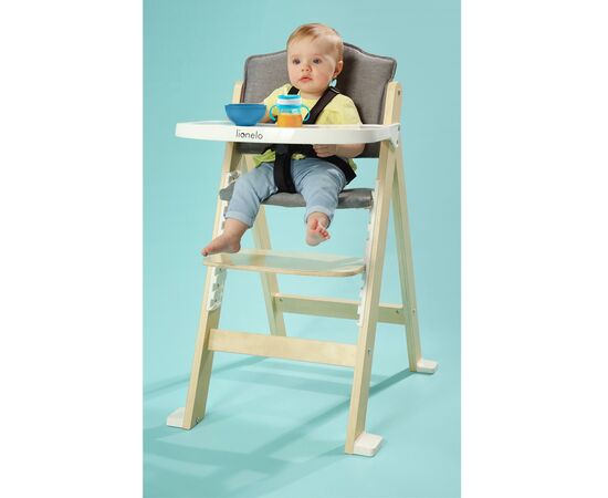 Стульчик для кормления Lionelo Floris White Natural (LO-FLORIS WHITE NATURAL), изображение 5 Стульчик для кормления Lionelo Floris White Natural (LO-FLORIS WHITE NATURAL), изображение 5