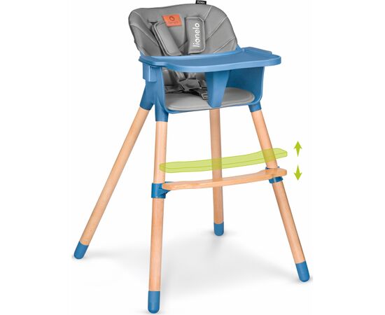 Стульчик для кормления Lionelo Koen blue sky (LO-KOEN BLUE SKY), изображение 3 Стульчик для кормления Lionelo Koen blue sky (LO-KOEN BLUE SKY), изображение 3